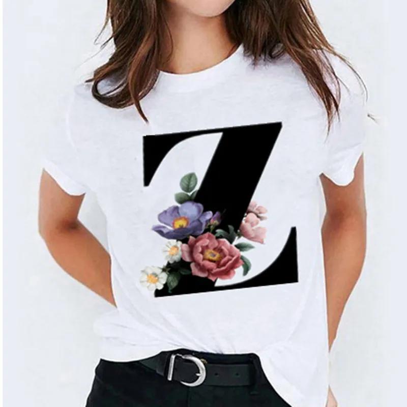 26 Letter Printed Women Tshirts Harajuku 2021 New Tops Casual Tee Summer Short Sleeve Graphic Female T shirt for Women Clothing 4XL
26 Letter Printed Women Tshirts Harajuku 2021 New Tops Casual Tee Summer Short Sleeve Graphic Female T shirt for Women Clothing 4XL