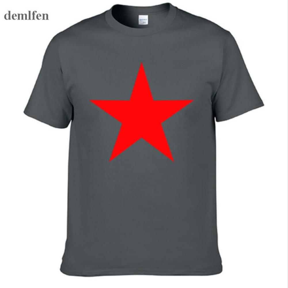 Fashion Brand Red Star T Shirt Mens Novetly Funny Short Sleeve T-shirt Tops 3D Print Fitness O Neck Shirts Camisetas Tees 5XL
Fashion Brand Red Star T Shirt Mens Novetly Funny Short Sleeve T-shirt Tops 3D Print Fitness O Neck Shirts Camisetas Tees 5XL