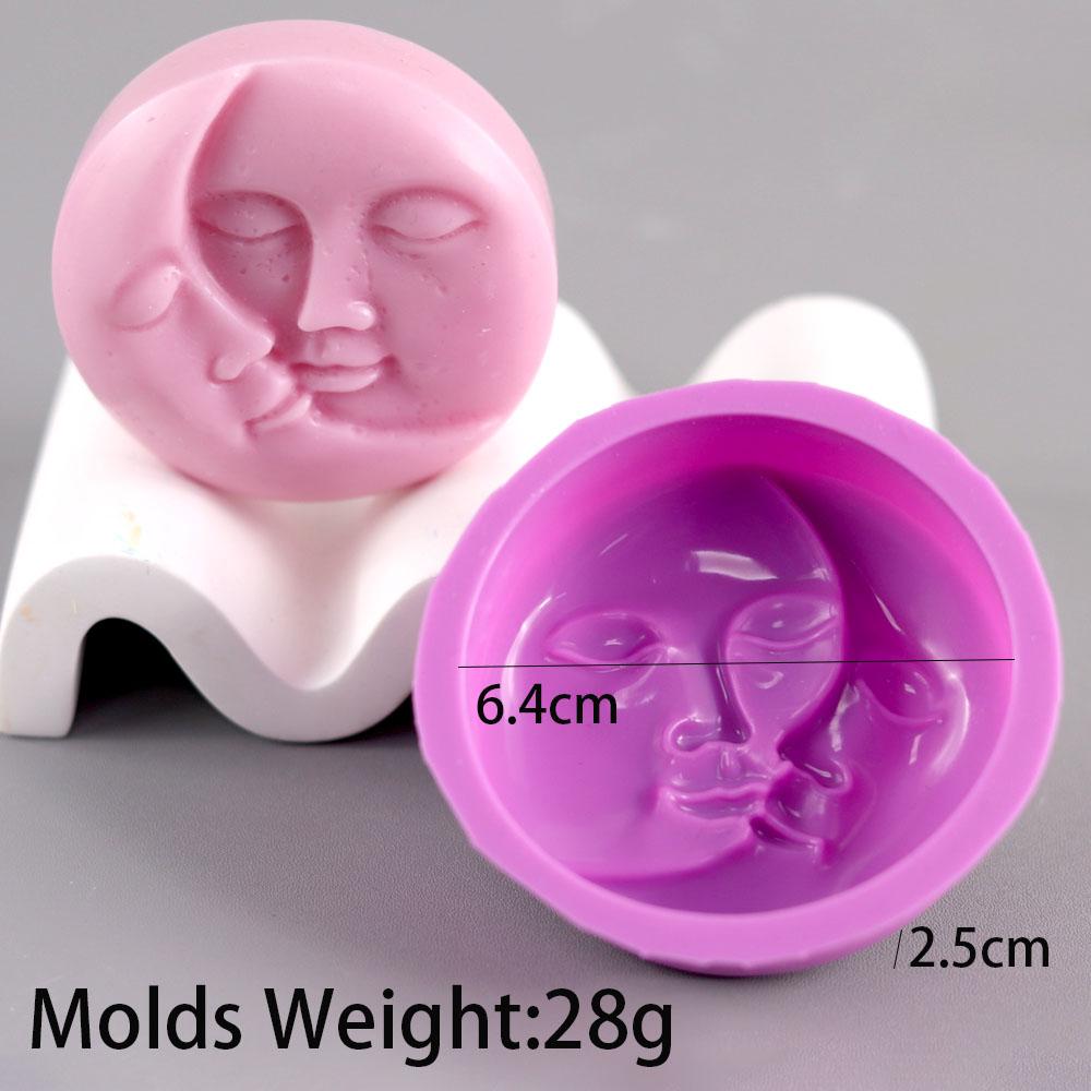 DIY Moon Love Sun Face Shape Candle Mould Scented Candle Silicone Mold Handmade Soap Gypsum Resin Craft Molds Home Decoration
DIY Moon Love Sun Face Shape Candle Mould Scented Candle Silicone Mold Handmade Soap Gypsum Resin Craft Molds Home Decoration