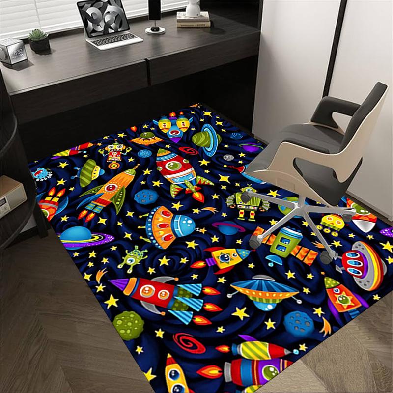 1PC space rockets space planets Non-Slip Floor Carpet Compatible for Office&Living Room&Bedroom&Dining room - Flat-Weave Machine-O332 60cm by 90cm
1PC space rockets space planets Non-Slip Floor Carpet Compatible for Office&Living Room&Bedroom&Dining room - Flat-Weave Machine-O332 60cm by 90cm