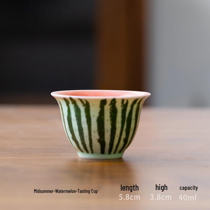 Watermelon Ceramic Kung Fu Tea Cup
Watermelon Ceramic Kung Fu Tea Cup