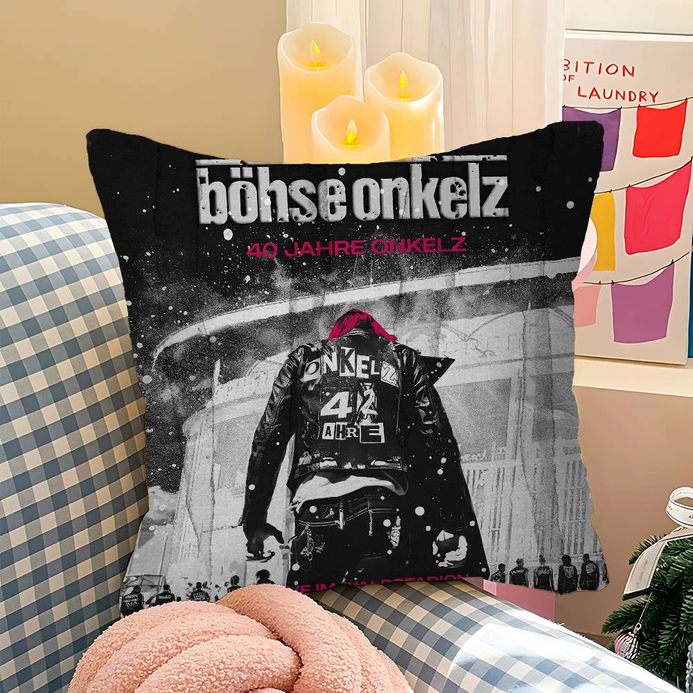 B-Bohse O-Onkelz Band Pillow Anime Pillow Sofa Bed Head Pillow Cover Cushion Cover 45x45 Cm Fashion 16x16Inch
B-Bohse O-Onkelz Band Pillow Anime Pillow Sofa Bed Head Pillow Cover Cushion Cover 45x45 Cm Fashion 16x16Inch