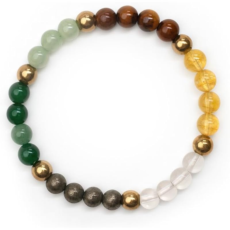 Astrotalk Dhan Yog Crystal Bracelet for Women (6mm) for Wealth, Prosperity & Career Growth, Pyrite Tiger Eye Quartz Bracelet, Jewellery Gift for Women
Astrotalk Dhan Yog Crystal Bracelet for Women (6mm) for Wealth, Prosperity & Career Growth, Pyrite Tiger Eye Quartz Bracelet, Jewellery Gift for Women