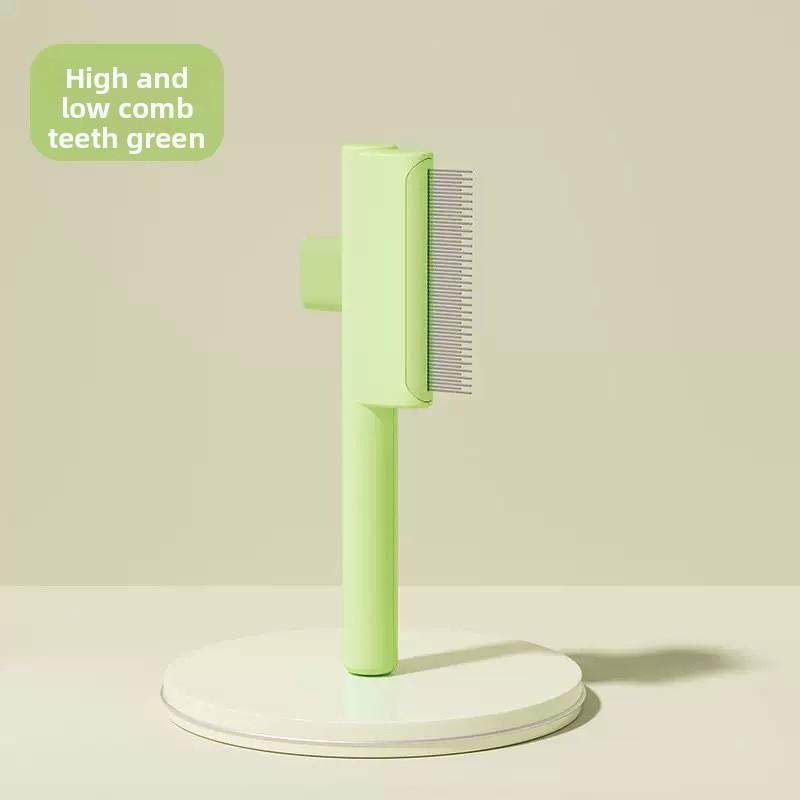 Pet comb one-click knot to remove floating hair brush cat dog hair comb self-cleaning comb cat hair comb pet supplies зелений
Pet comb one-click knot to remove floating hair brush cat dog hair comb self-cleaning comb cat hair comb pet supplies зелений