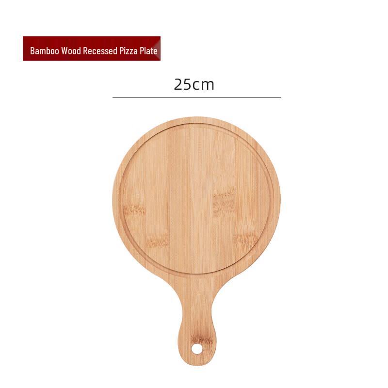 Бамбукова дерев яна тарілка для піци та сервірування Qianxing
Бамбукова дерев яна тарілка для піци та сервірування Qianxing