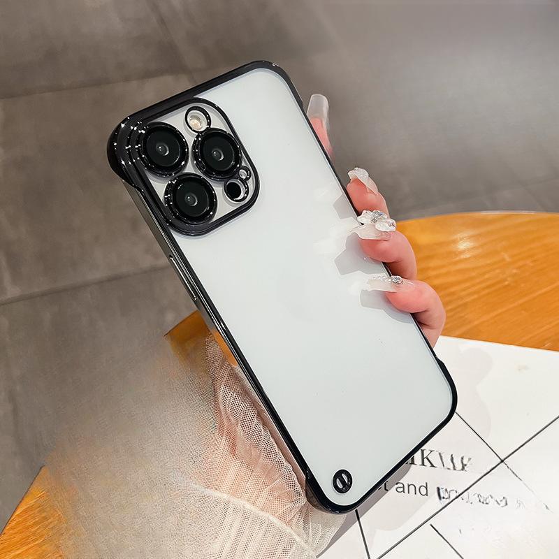 Гальванизированный безрамочный чехол для телефона, Подходит для iPhone16, Apple 15pro, Прозрачный защитный чехол, Полностью закрывающий 14 объективов iPhone 11 Pro Max
Гальванизированный безрамочный чехол для телефона, Подходит для iPhone16, Apple 15pro, Прозрачный защитный чехол, Полностью закрывающий 14 объективов iPhone 11 Pro Max
