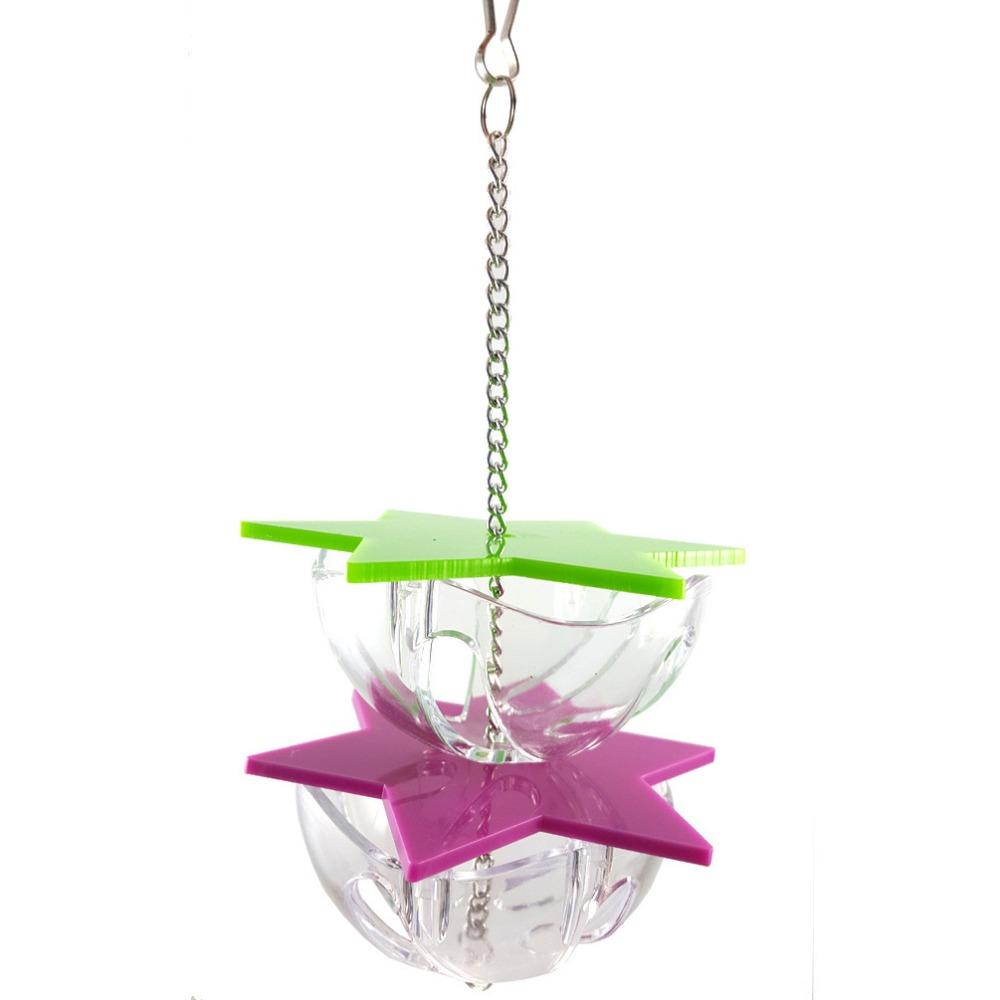 Acrylic Bird Bite Toys Hanging Creative Parrot Food Box Bird Foraging Feeder Parakeets 2 Layer
Acrylic Bird Bite Toys Hanging Creative Parrot Food Box Bird Foraging Feeder Parakeets 2 Layer