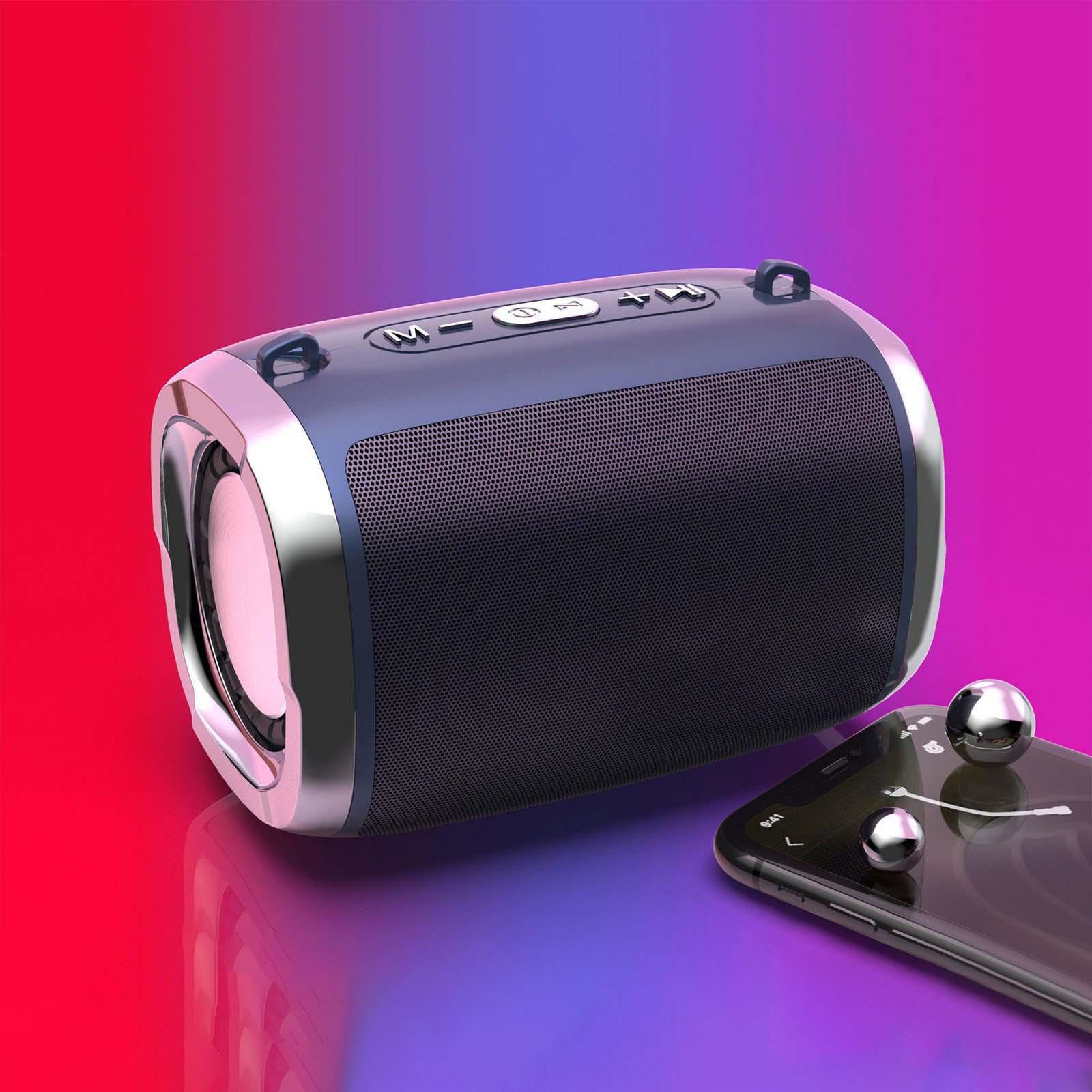 Обновите беспроводной динамик Bluetooth с 360 ° HIFI стереозвуком, супер басом, сопряжением, красочным стримером, FM-радио - идеально подходит для улицы, дома, вечеринки
Обновите беспроводной динамик Bluetooth с 360 ° HIFI стереозвуком, супер басом, сопряжением, красочным стримером, FM-радио - идеально подходит для улицы, дома, вечеринки