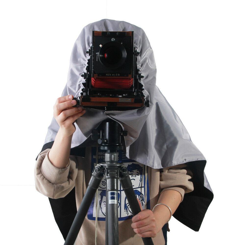 Etone Large Format Camera Focusing Cloth - Silver/Red/Black Lens Hood, Breathable Wrap Sheet, 4x5 to 8x10
Etone Large Format Camera Focusing Cloth - Silver/Red/Black Lens Hood, Breathable Wrap Sheet, 4x5 to 8x10