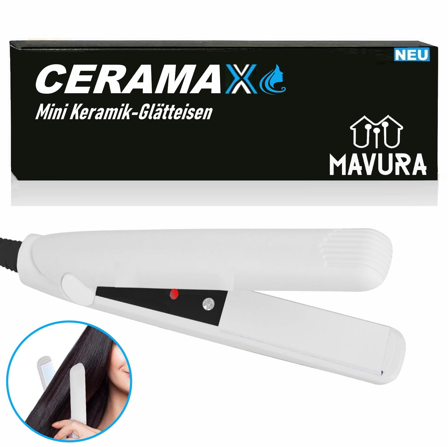 CERAMAX Mini Керамічна Дорожня Праска для Випрямлення Волосся Плойка Випрямляч для Волосся Плойка
CERAMAX Mini Керамічна Дорожня Праска для Випрямлення Волосся Плойка Випрямляч для Волосся Плойка