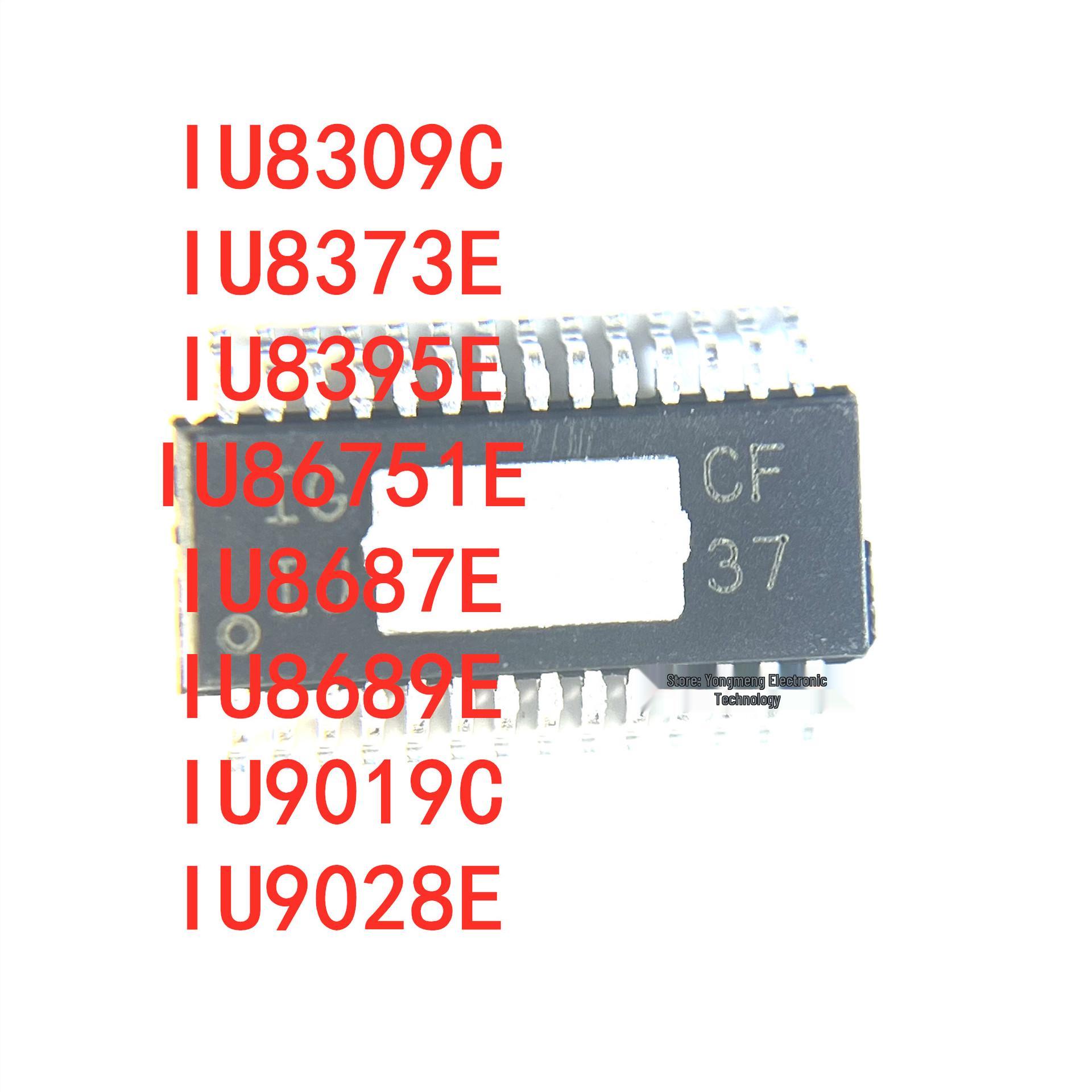 Серія компактних аудіочіпів SMD: IU8689E, 8687E, 9019C, 86751E, 8373E, 8309C, 8395, 9028 9019C model
Серія компактних аудіочіпів SMD: IU8689E, 8687E, 9019C, 86751E, 8373E, 8309C, 8395, 9028 9019C model