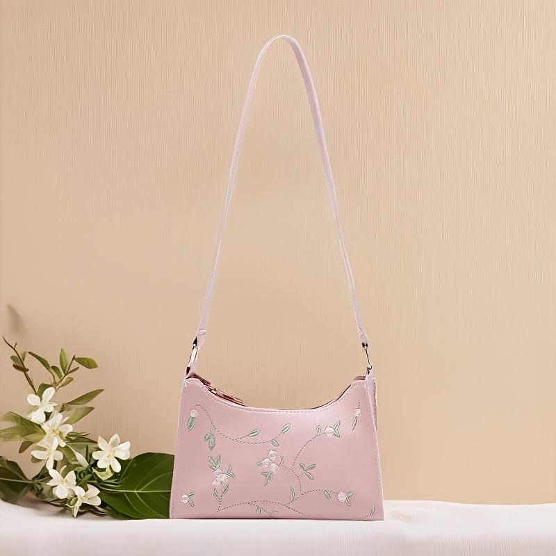 Large Capacity Embroidered Shoulder Bag, Casual Fashion Simple Practical Multifunctional Handbag Fashion Item рожевий
Large Capacity Embroidered Shoulder Bag, Casual Fashion Simple Practical Multifunctional Handbag Fashion Item рожевий