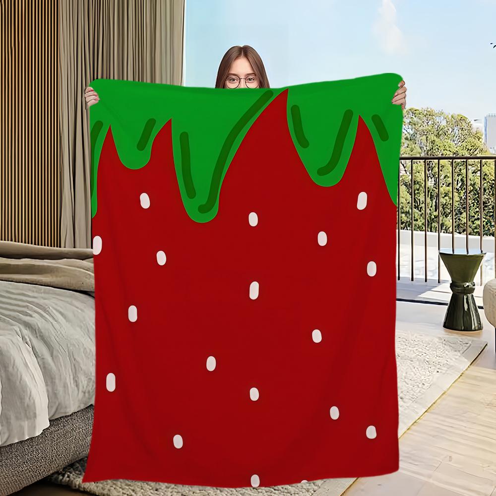 Cute Strawberry Fashion Flower Blanket Flannel warm comfort soft plush blanket For Picnic Beds Sofas Homes And Bedrooms 30x40in
Cute Strawberry Fashion Flower Blanket Flannel warm comfort soft plush blanket For Picnic Beds Sofas Homes And Bedrooms 30x40in