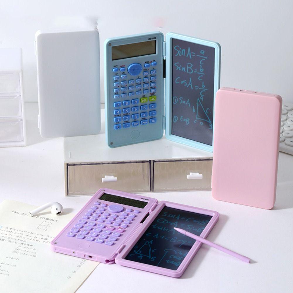 2 IN 1 Scientific Calculator with LCD Notepad Portable Handwriting Board Math Calculator Students фіолетовий
2 IN 1 Scientific Calculator with LCD Notepad Portable Handwriting Board Math Calculator Students фіолетовий