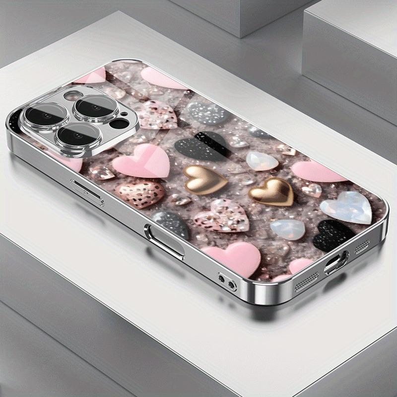 Cute Love Heart Pattern Electroplated Silver Phone Case For Samsung Galaxy S25 S24 S23 Ultra Plus FE Tempered Glass Cover Galaxy S25+
Cute Love Heart Pattern Electroplated Silver Phone Case For Samsung Galaxy S25 S24 S23 Ultra Plus FE Tempered Glass Cover Galaxy S25+