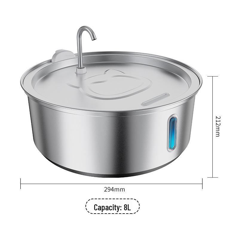 Smart Stainless Steel Cat Water Fountain: Automatic Flowing Pet Dispenser 6 Filters
Smart Stainless Steel Cat Water Fountain: Automatic Flowing Pet Dispenser 6 Filters