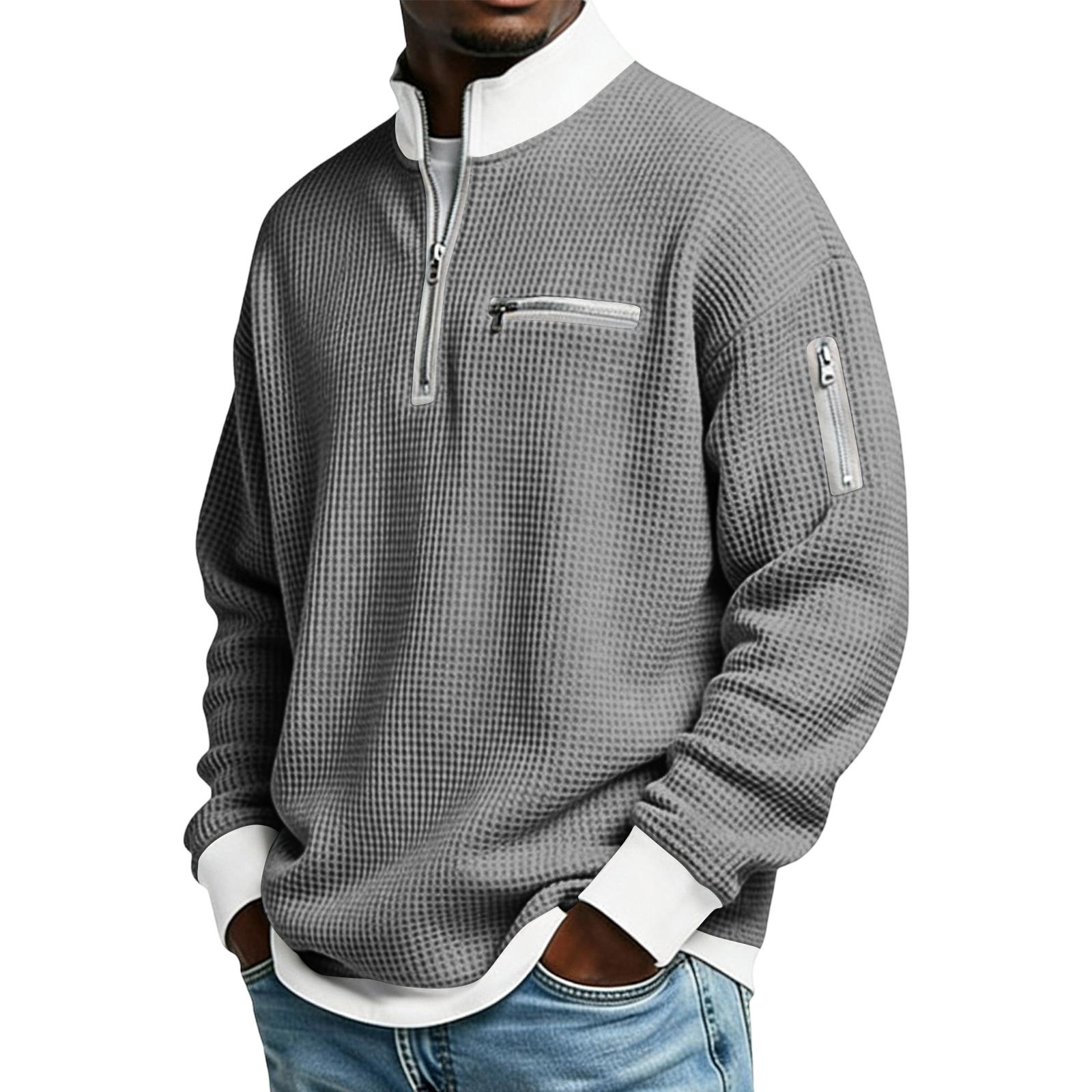 Men Half Zip Casual Mockneck Loose Sweatshirts Long Sleeve Spring Quick Dry Tees Hiking Sports Tops XXXL
Men Half Zip Casual Mockneck Loose Sweatshirts Long Sleeve Spring Quick Dry Tees Hiking Sports Tops XXXL