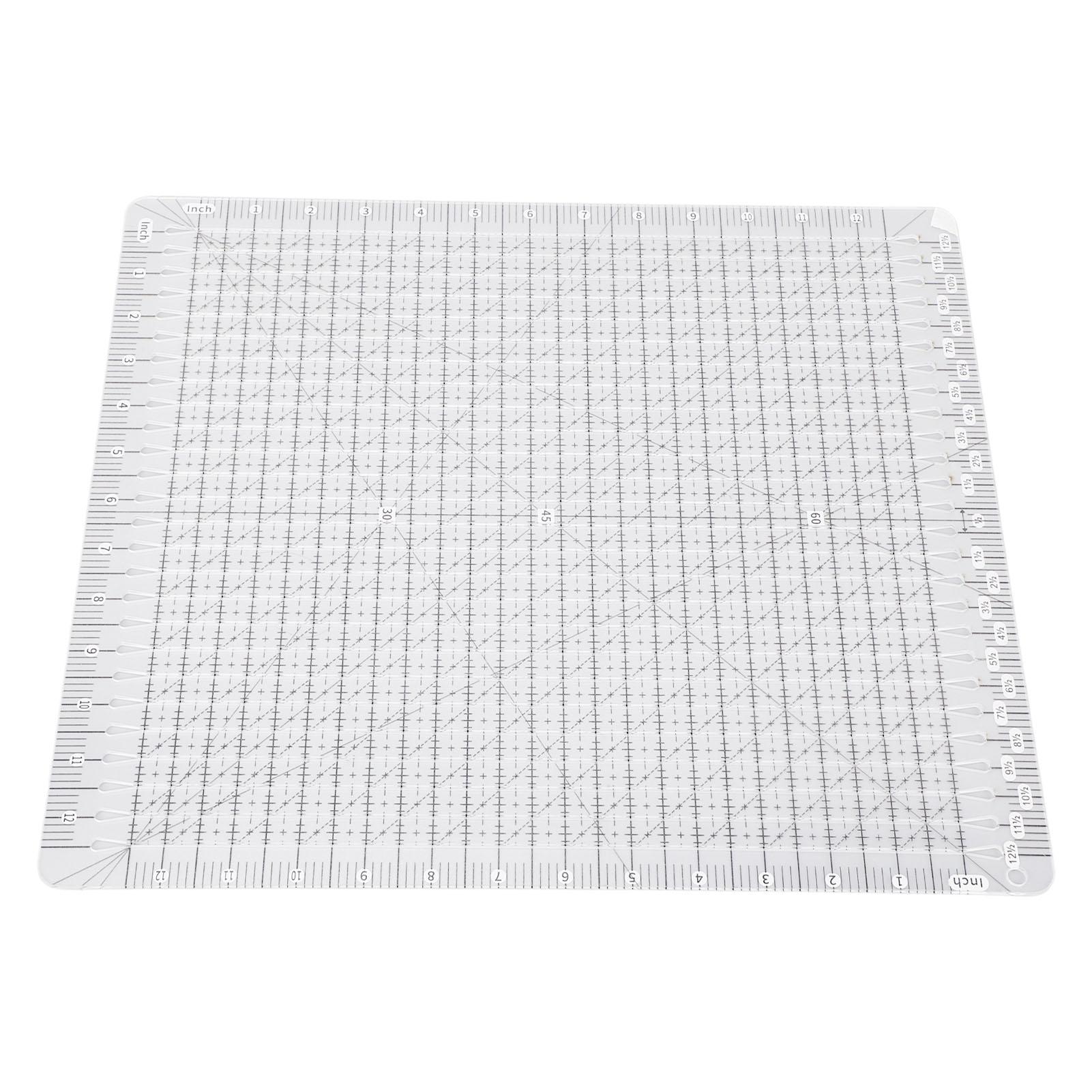 Quilting Template High Transparency Bicolor Line Multi Angle Alignment Ruler Large Numerals for Handcraft Sewing Supplies
Quilting Template High Transparency Bicolor Line Multi Angle Alignment Ruler Large Numerals for Handcraft Sewing Supplies