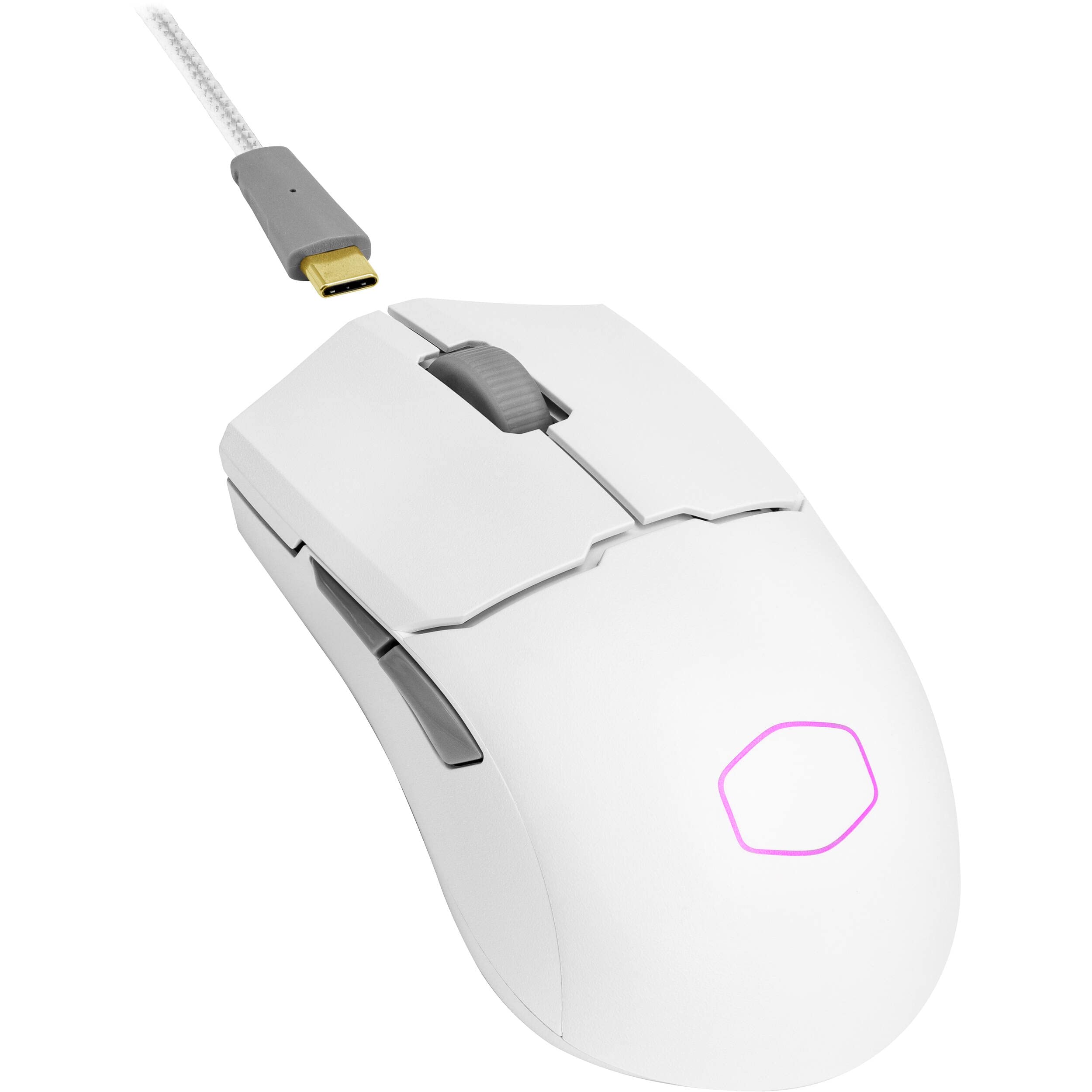 Cooler Master MM712 біла гібридна легка ігрова гібридна/бездротова MM-712-WWOH1 MS629 білий
Cooler Master MM712 біла гібридна легка ігрова гібридна/бездротова MM-712-WWOH1 MS629 білий