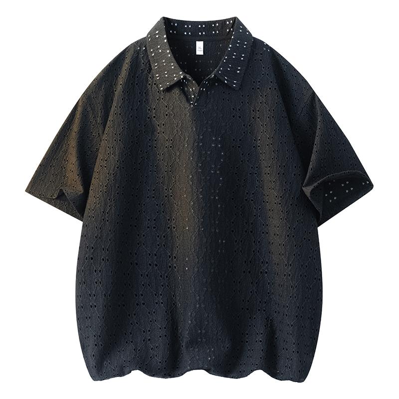 Ice Silk Short Sleeve T-Shirt Men s Polo Shirt Summer Lapel T-Shirt 2XL чёрный
Ice Silk Short Sleeve T-Shirt Men s Polo Shirt Summer Lapel T-Shirt 2XL чёрный