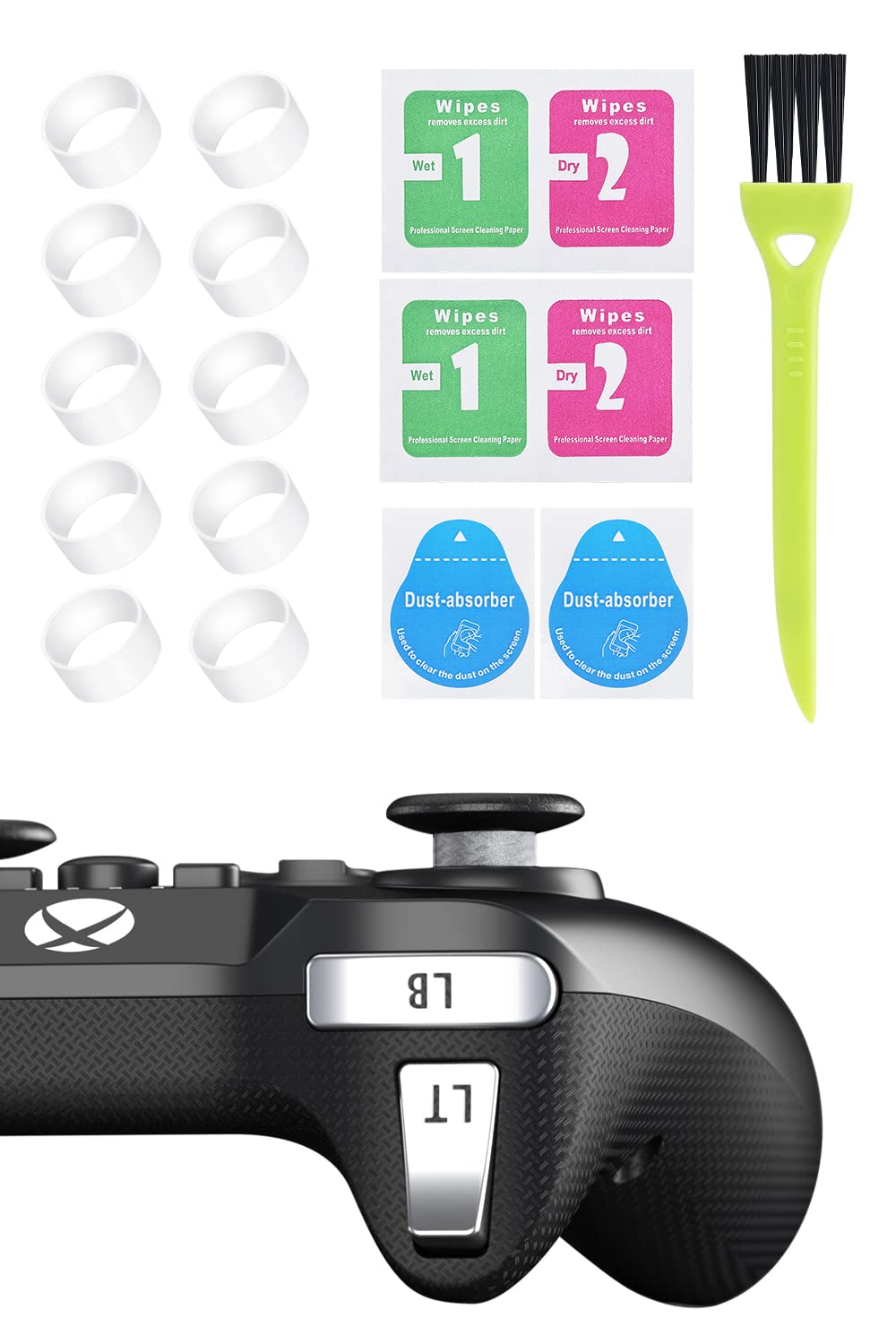 Stick Protection Stick Protection Scratch White Powder Сумісний із PS5 PS4 Switch Pro Різні контролери Ring, Ring, Prevention, Prevention,
Stick Protection Stick Protection Scratch White Powder Сумісний із PS5 PS4 Switch Pro Різні контролери Ring, Ring, Prevention, Prevention,