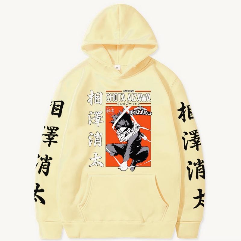 Горячая аниме Моя геройская академия Shota Aizawa Графический принт с капюшоном для мужчин и женщин Распространенные толстовки с капюшоном Оверсайз Свитшот Harajuku Пуловер S
Горячая аниме Моя геройская академия Shota Aizawa Графический принт с капюшоном для мужчин и женщин Распространенные толстовки с капюшоном Оверсайз Свитшот Harajuku Пуловер S