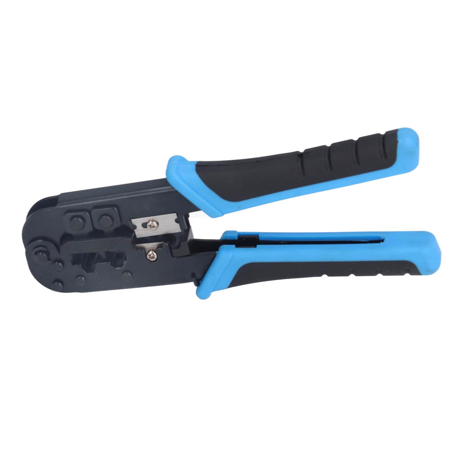 Клещи для обжима сетевых проводов RJ, обжимной инструмент 8P 6P, инструмент для резки и зачистки JLN568, синий, черный
Клещи для обжима сетевых проводов RJ, обжимной инструмент 8P 6P, инструмент для резки и зачистки JLN568, синий, черный