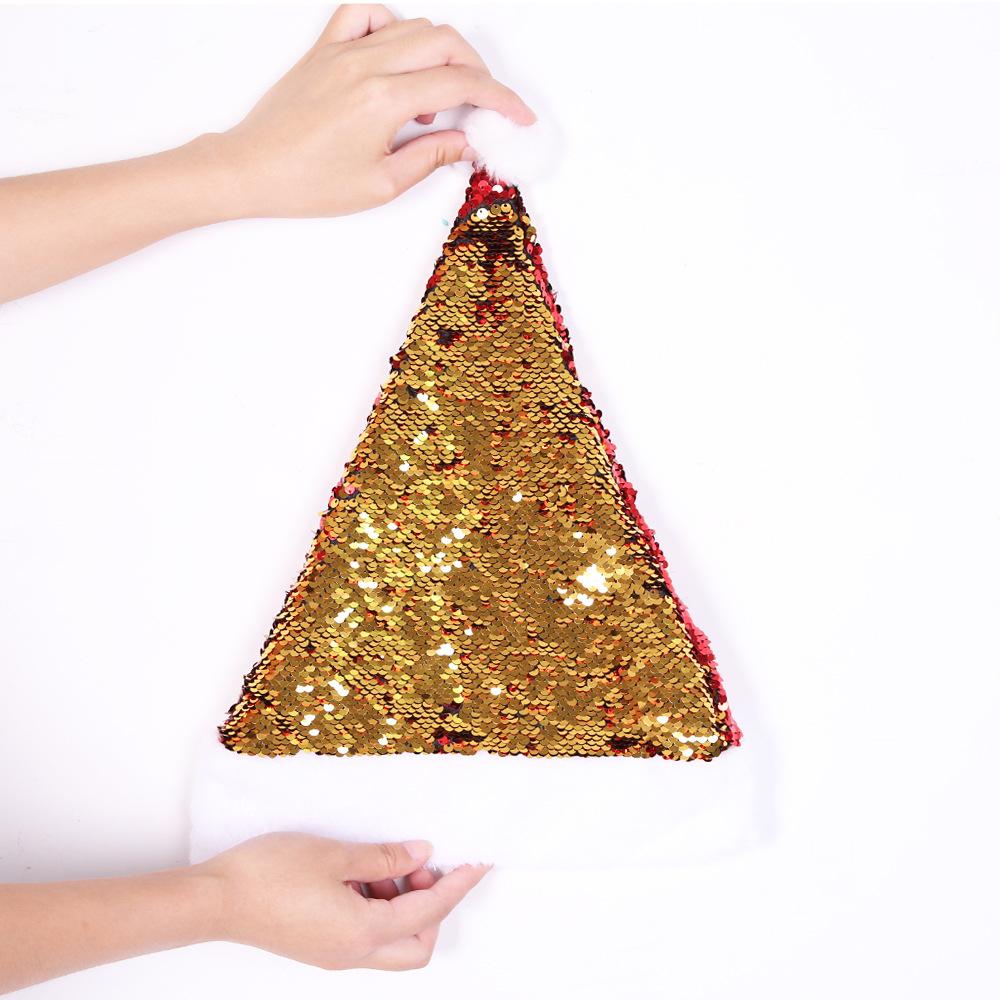 Рождественская шапка Красная двухсторонняя шапка с пайетками Рождественская шапка с оленьими рогами для взрослых и детей
Рождественская шапка Красная двухсторонняя шапка с пайетками Рождественская шапка с оленьими рогами для взрослых и детей