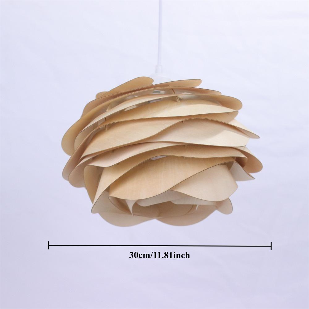 JOYINLED 30CM Modern Wood Petal Pendant Lamp E27 Wooden Rose Chandelier for Living Room Bedroom Bedroom Ceiling Light Fixture White Light 6000K
JOYINLED 30CM Modern Wood Petal Pendant Lamp E27 Wooden Rose Chandelier for Living Room Bedroom Bedroom Ceiling Light Fixture White Light 6000K