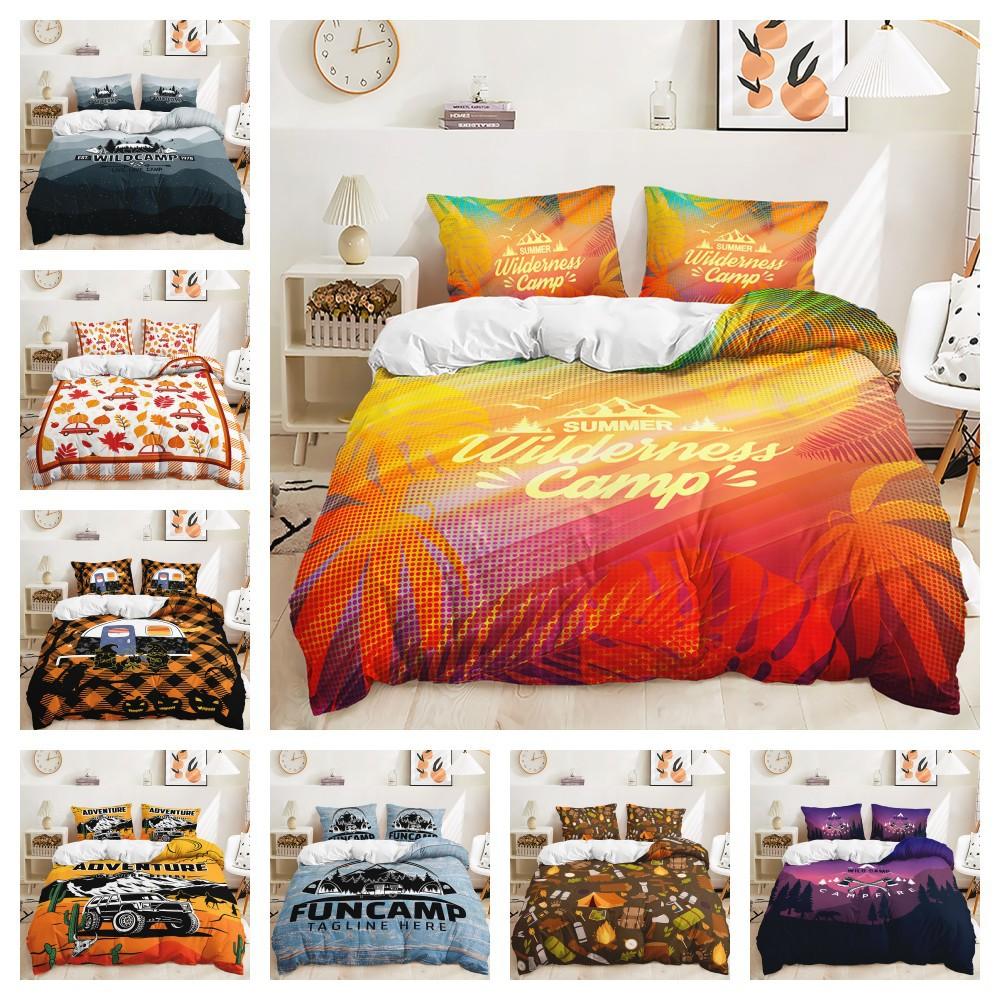 Three-Piece 3D Quilt Cover Camping Tent Travel Scenery Kit Bedding 135 * 200 (two-piece set) 90g
Three-Piece 3D Quilt Cover Camping Tent Travel Scenery Kit Bedding 135 * 200 (two-piece set) 90g
