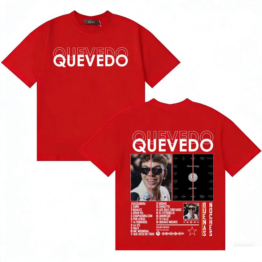 Rapper QUEVEDO Buenas Noches Pop Loose Tshirt Unisexs Women Punk Clothing Casual Oversized Tshirts Aesthetic Short Sleeve T Shirt S
Rapper QUEVEDO Buenas Noches Pop Loose Tshirt Unisexs Women Punk Clothing Casual Oversized Tshirts Aesthetic Short Sleeve T Shirt S