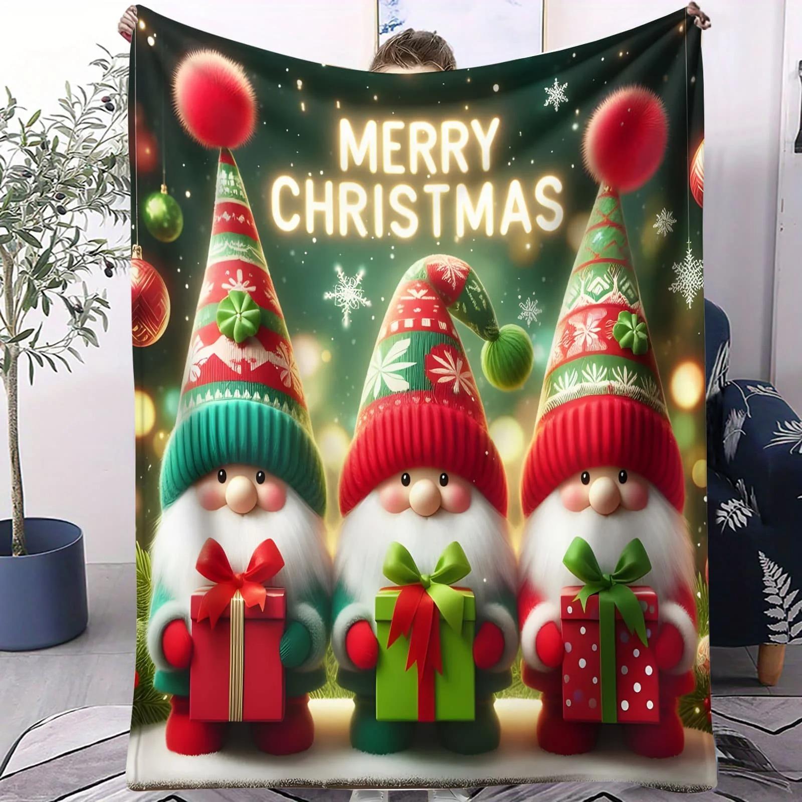 Fantasy Gnome Flannel Blanket Dreamy Holiday Design for Bedroom Sofa Kids Room Couples Family Friends - Soft Throw Blanket 70x100cm білий
Fantasy Gnome Flannel Blanket Dreamy Holiday Design for Bedroom Sofa Kids Room Couples Family Friends - Soft Throw Blanket 70x100cm білий