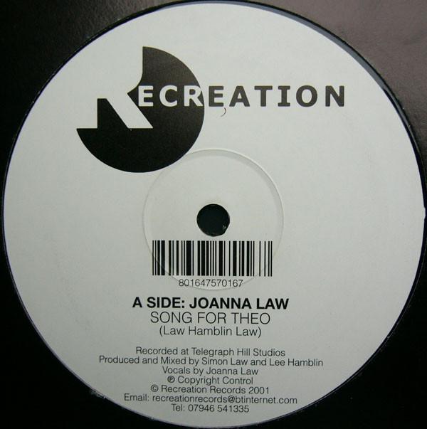 12inch Record JOANNA LAW - Song For Theo / Warm Love REC01 Recreation 2001 UK Dance & Electronica Used
12inch Record JOANNA LAW - Song For Theo / Warm Love REC01 Recreation 2001 UK Dance & Electronica Used