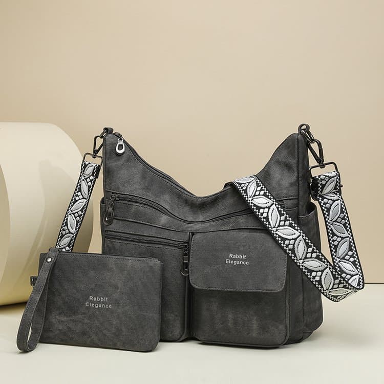 Old tote bag one-shoulder crossbody bag чорний
Old tote bag one-shoulder crossbody bag чорний
