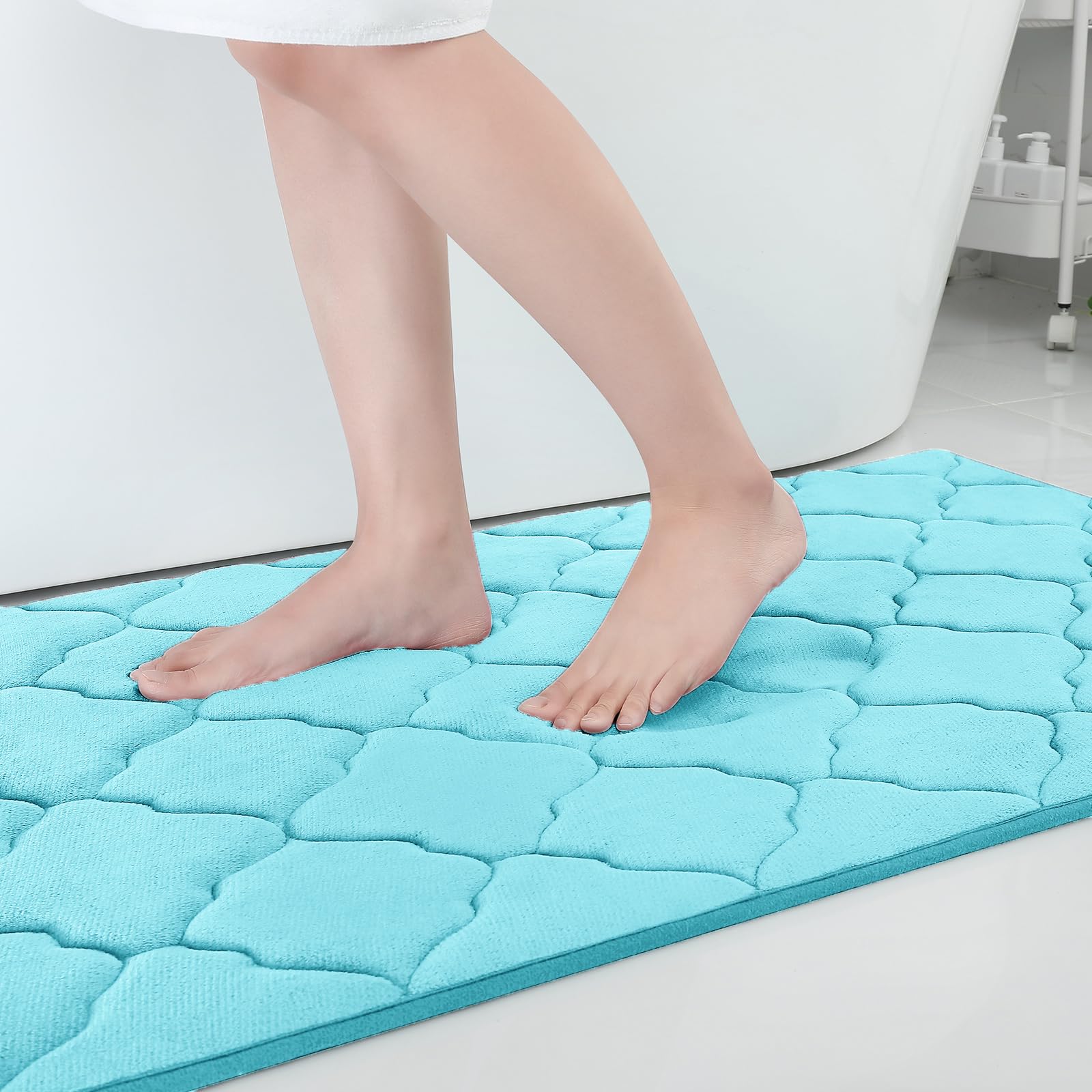 Kitinjoy Non-slip Bath Mat Rugs Machine Wash Dry Doormat Soft Memory Foam Absorbent Home Kitchen Bathroom Mat Thick Floor Carpet 43x61cm(16X24inch) бордовый
Kitinjoy Non-slip Bath Mat Rugs Machine Wash Dry Doormat Soft Memory Foam Absorbent Home Kitchen Bathroom Mat Thick Floor Carpet 43x61cm(16X24inch) бордовый