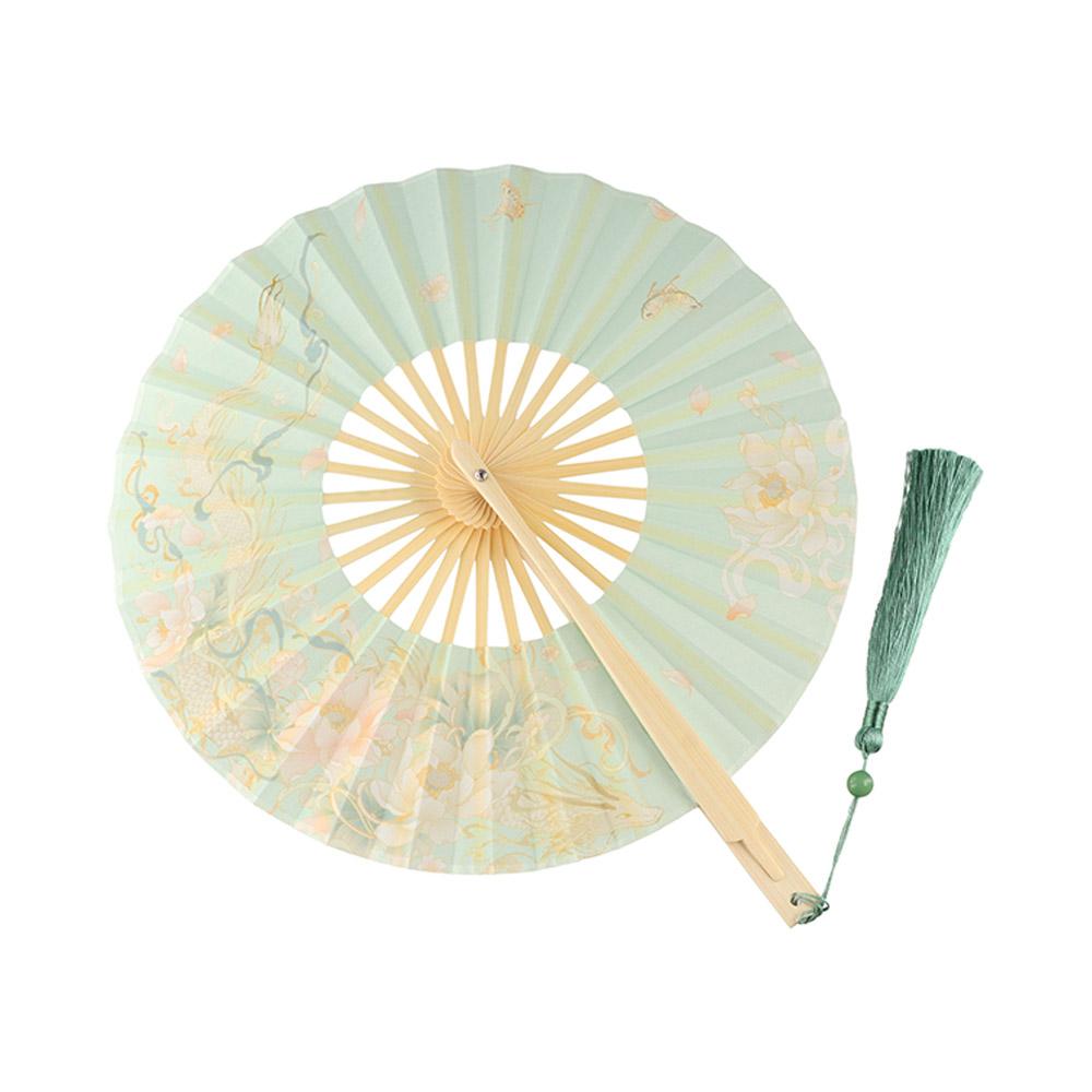 Portable Round Bamboo Fan Handmade Dance Fan Vintage Collapsible Hand Fan Lady s Style 6
Portable Round Bamboo Fan Handmade Dance Fan Vintage Collapsible Hand Fan Lady s Style 6