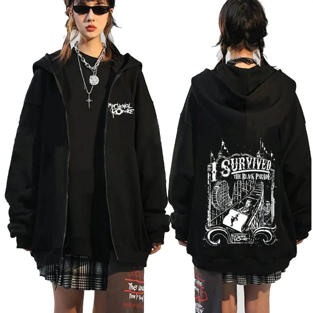 Толстовка з капюшоном My Chemical Romance Mcr Dead на блискавці Black Parade Punk Emo Rock Толстовка на блискавці Чоловіча мода Вінтажні толстовки в стилі хіп-хоп M
Толстовка з капюшоном My Chemical Romance Mcr Dead на блискавці Black Parade Punk Emo Rock Толстовка на блискавці Чоловіча мода Вінтажні толстовки в стилі хіп-хоп M