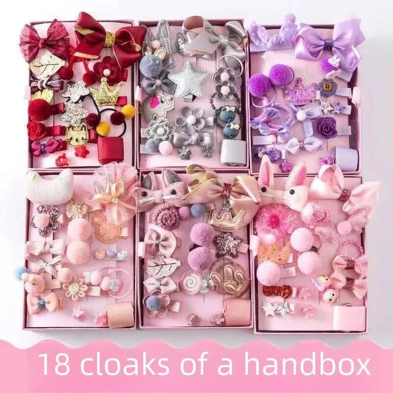 18Pcs Hair Clips Set Girls Hair Accessories Cute Headwear Bow Flower Animal Elastic Hair Bands Children Hairpin Cartoon Gift
18Pcs Hair Clips Set Girls Hair Accessories Cute Headwear Bow Flower Animal Elastic Hair Bands Children Hairpin Cartoon Gift