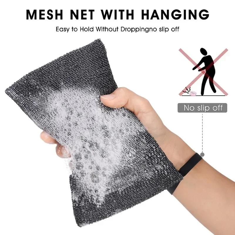 Double-layer Thickened Soap Bag Bath Cleansing Foaming Net Pouch Body Exfoliating Scrubber Sponges Bathroom Nylon Soap Pocket
Double-layer Thickened Soap Bag Bath Cleansing Foaming Net Pouch Body Exfoliating Scrubber Sponges Bathroom Nylon Soap Pocket