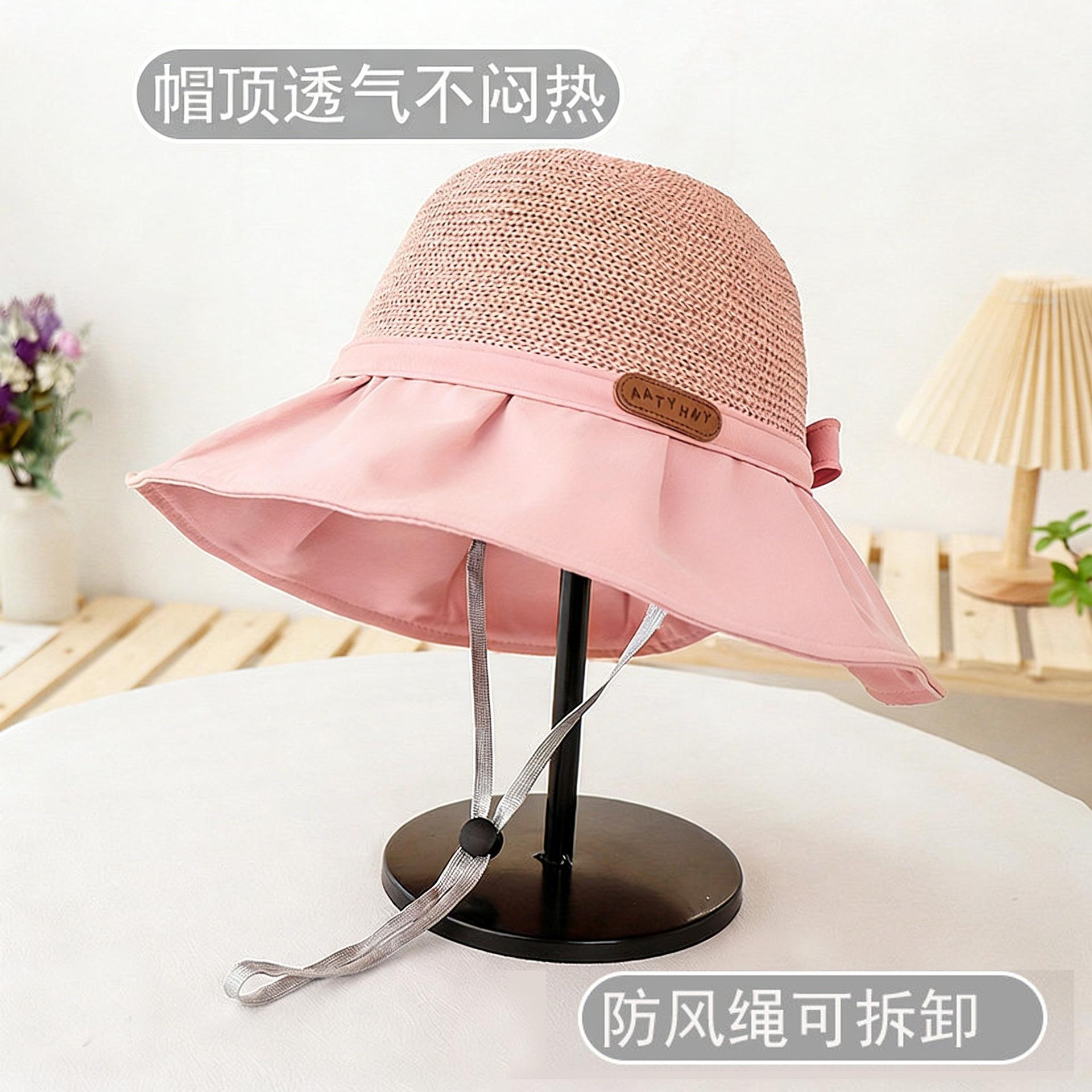 ins spring and summer new breathable bow sunshade fisherman hat children sunscreen travel big brim basin hat tide
ins spring and summer new breathable bow sunshade fisherman hat children sunscreen travel big brim basin hat tide