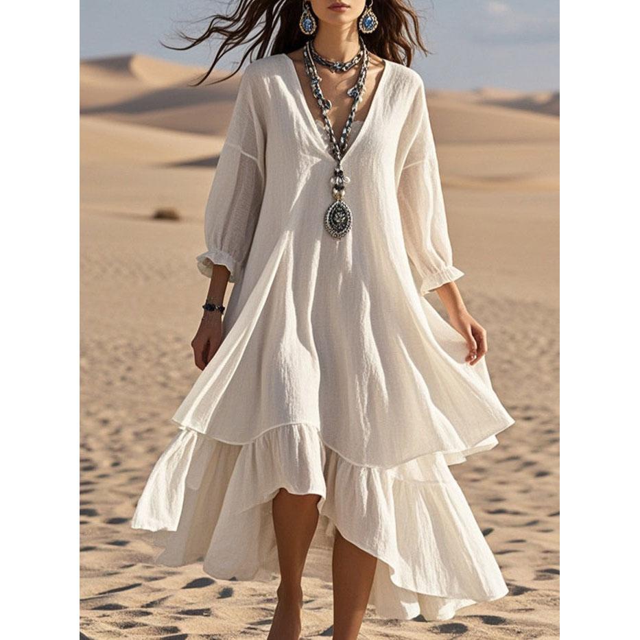 Spring Loose Long Sleeve Women s Dress Artistic Flared Skirt Style Fashionable One-Piece Clothing XS білий
Spring Loose Long Sleeve Women s Dress Artistic Flared Skirt Style Fashionable One-Piece Clothing XS білий