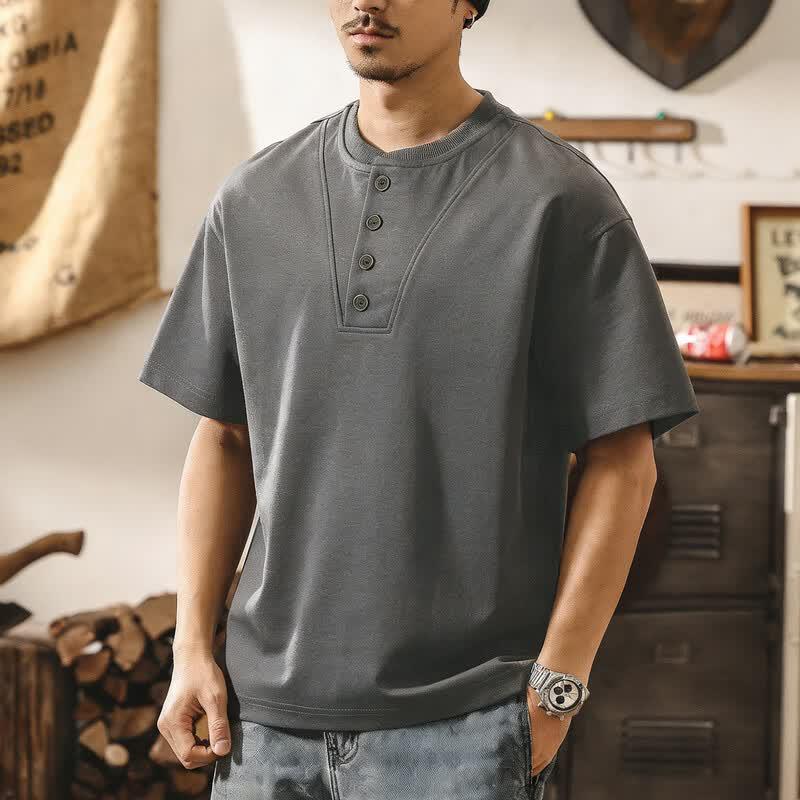 Men s Lyocell Blend Retro Short Sleeve Polo Henley Shirt XL
Men s Lyocell Blend Retro Short Sleeve Polo Henley Shirt XL
