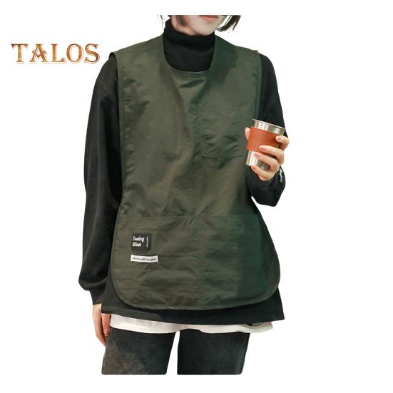 Нейлоновый фартук, водонепроницаемый, устойчивый к пятнам, повседневный жилет, однотонный жилет без рукавов, рабочая одежда с карманами для кухни, рукоделие, живопись темно-зеленого
Нейлоновый фартук, водонепроницаемый, устойчивый к пятнам, повседневный жилет, однотонный жилет без рукавов, рабочая одежда с карманами для кухни, рукоделие, живопись темно-зеленого