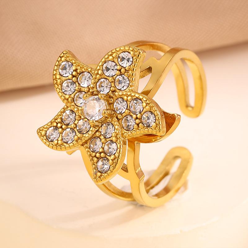 Luxury-lite Zirconium Titanium Steel Ring - Exclusive High-end Style Ring with Rotatable Opening Ring Set with diamonds
Luxury-lite Zirconium Titanium Steel Ring - Exclusive High-end Style Ring with Rotatable Opening Ring Set with diamonds
