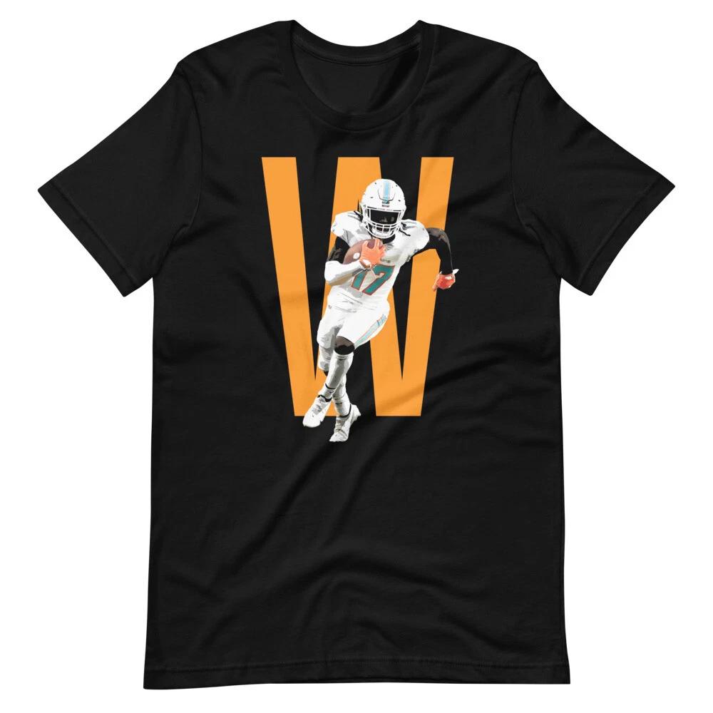 Jaylen Waddle Miami Football Tee Shirt Short-Sleeve Unisex T-Shirt 4XL
Jaylen Waddle Miami Football Tee Shirt Short-Sleeve Unisex T-Shirt 4XL