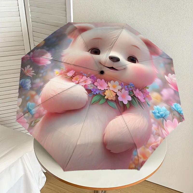 1pc Floral Teddy Bear Umbrella with Plastic Handle,Suitable for All Seasons Home Travel Outdoor UmbrellaDD290
1pc Floral Teddy Bear Umbrella with Plastic Handle,Suitable for All Seasons Home Travel Outdoor UmbrellaDD290