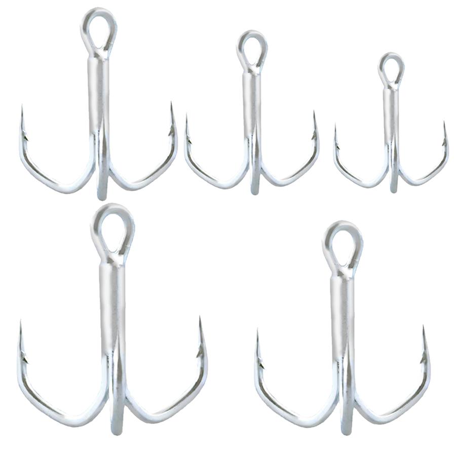 High Carbon Steel Treble Hooks, 3X Extra Sharp Fishing Hooks for Fishing, Split Ring, Saltwater, Freshwater Lures, 20Pcs
High Carbon Steel Treble Hooks, 3X Extra Sharp Fishing Hooks for Fishing, Split Ring, Saltwater, Freshwater Lures, 20Pcs