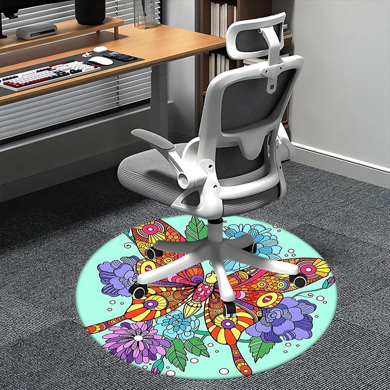 Colorful Butterfly Chair Mat: Vibrant Floral Design for Home Decor, Office Carpet Gift, Suitable for Bedroom, Living Room, Various Rooms1118112a 80cm by 80cm
Colorful Butterfly Chair Mat: Vibrant Floral Design for Home Decor, Office Carpet Gift, Suitable for Bedroom, Living Room, Various Rooms1118112a 80cm by 80cm