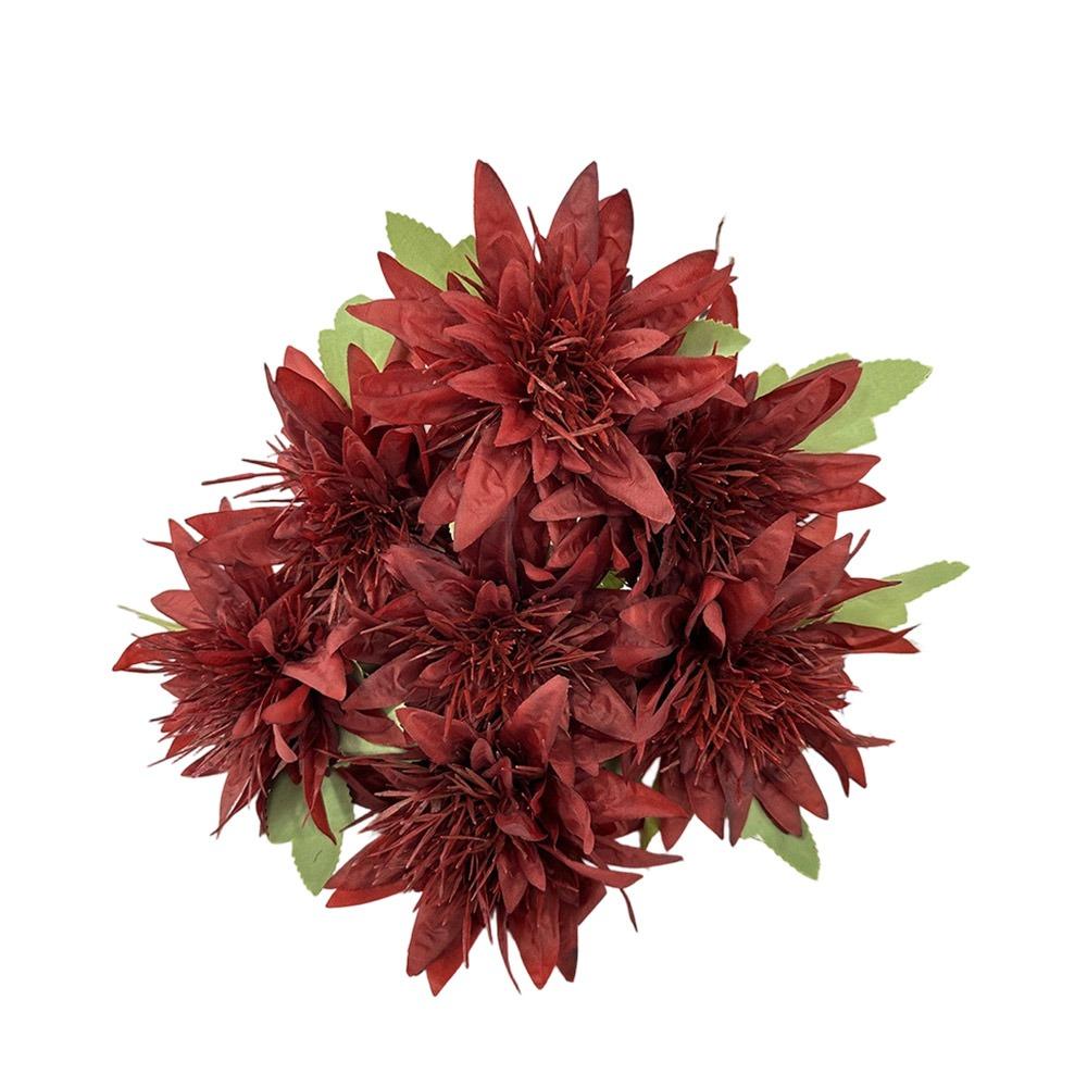 7 Flower Sea Anemone Artificial Flower Green Leaves Faux Plant Simulation Flower Photo Prop Use червоний
7 Flower Sea Anemone Artificial Flower Green Leaves Faux Plant Simulation Flower Photo Prop Use червоний