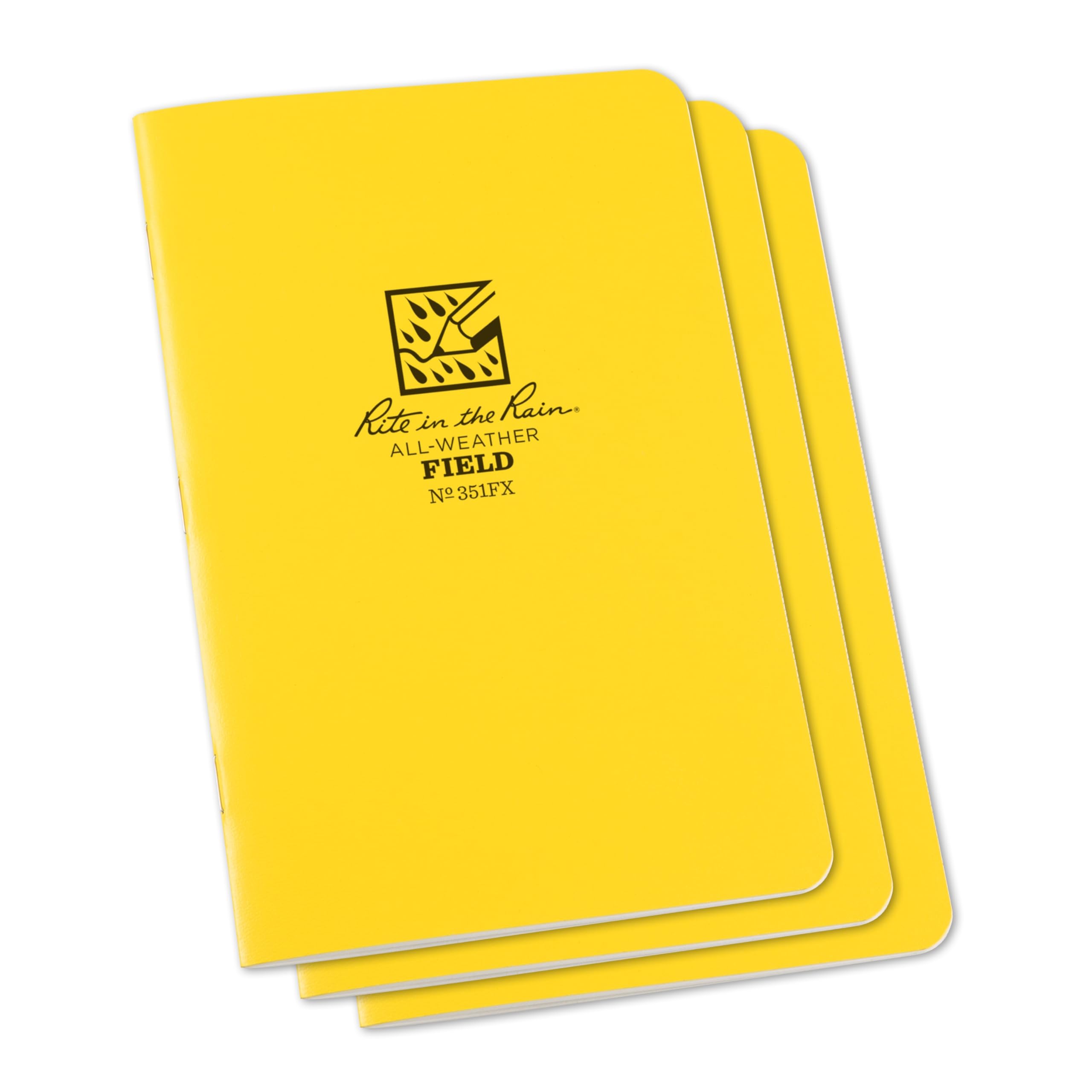 Rite in the Rain Stapled x Yellow Field All-Weather Notebooks, 4.625 7 , Cover, Pattern, 3-Pack (No. 351FX)
Rite in the Rain Stapled x Yellow Field All-Weather Notebooks, 4.625 7 , Cover, Pattern, 3-Pack (No. 351FX)